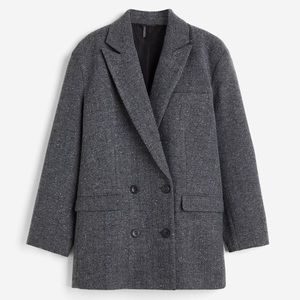 H&M Oversized Double-breasted Blazer.